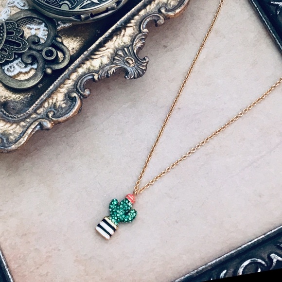 KATE SPADE • Scenic Route Cactus Necklace - Picture 4 of 4